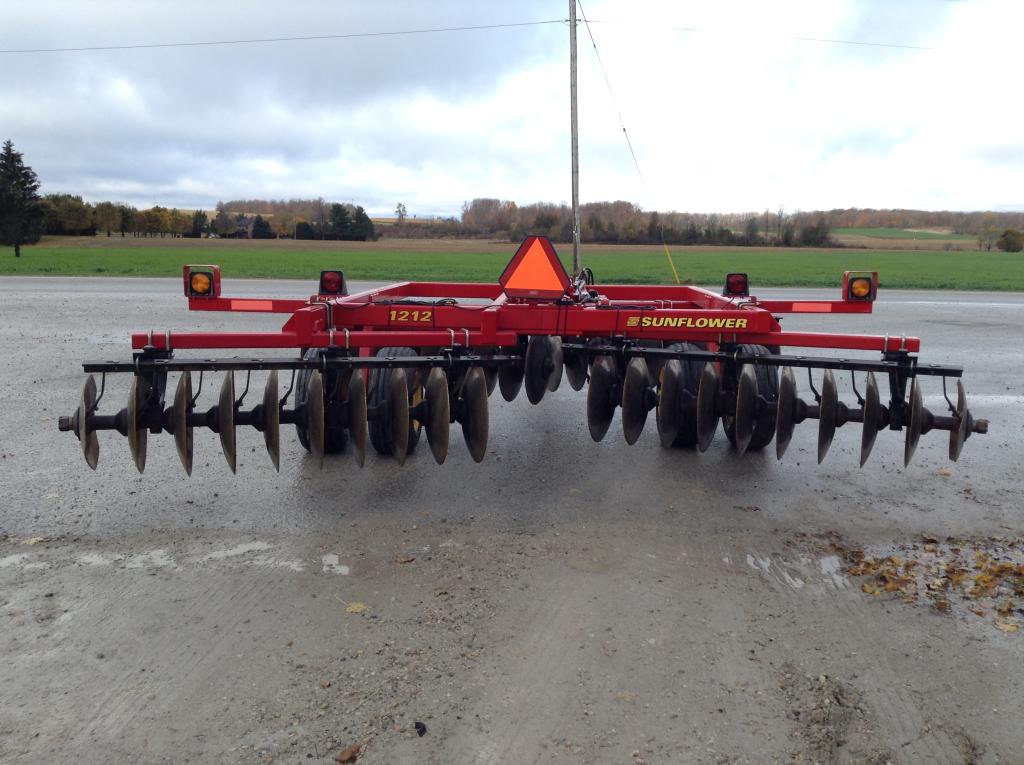 Sunflower 121215 Disc Maple Lane Farm Service